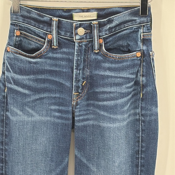 AE77 New York The Boot Premium Jeans Dark Wash - Size 23 - Picture 2 of 8